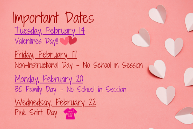 Important Dates! Individual Learning Center & Continuing Education